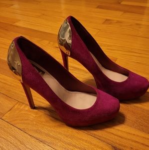 Fushia & Gold Heels